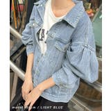 ふわっと広がる洗練されたシルエット。バルーン袖デニムジャケット | futier land | 詳細画像6 