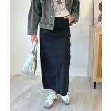 ポケット付き！キレイめカジュアルのプラスコーデ。ベイカーロングスカート | futier land | 詳細画像10 