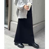 便利なポケット付き！リブロングタイトスカート | futier land | 詳細画像17 