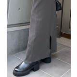 便利なポケット付き！リブロングタイトスカート | futier land | 詳細画像42 