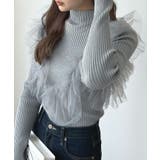 グレー | 3種類の変芸自在。3wayチュールドッキングリブニット | futier land