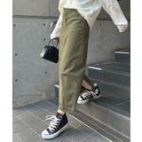 カーキ | ポケット付き！キレイめカジュアルのプラスコーデ。ベイカーロングスカート | futier land