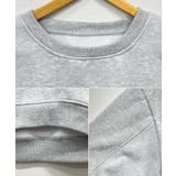 期間限定価格!ムード漂う。バック刺繡ショート丈裏起毛スウエットプルオーバー | futier land | 詳細画像8