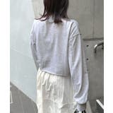 スタイルアップの上品格。リメイク風裏毛スウエット | futier land | 詳細画像12 
