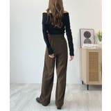 綺麗ライン大人しなやかの落ち感。ハイウエストツータックスラックス | futier land | 詳細画像20