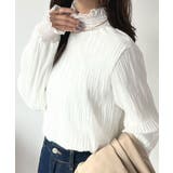 オフホワイト | 着る毛布の暖かさ。裏起毛ギャザートップス | futier land