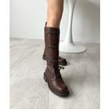 冬コーデの主役アイテム。ベルテッドエンジニアロングブーツ | futier land | 詳細画像11 