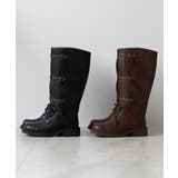 冬コーデの主役アイテム。ベルテッドエンジニアロングブーツ | futier land | 詳細画像9 