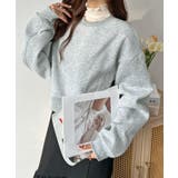 期間限定価格!ムード漂う。バック刺繡ショート丈裏起毛スウエットプルオーバー | futier land | 詳細画像11