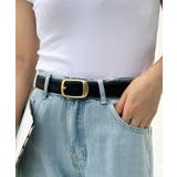 アクセント生まれる上品なスクエアバックルベルト | futier land | 詳細画像9