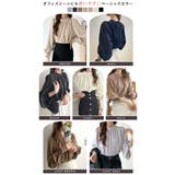 大人ブラウスの抜け感。ハイネックバルーンスリーブブラウス | futier land | 詳細画像4