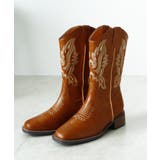 ヴィンテージっぽさもある雰囲気。刺繍太ヒールウエスタンショートブーツ | futier land | 詳細画像16 