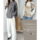 艶やかな大人の色気。ウエストタックサテンシャツ/ブラウス | futier land | 詳細画像5