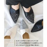 洗練されたエレガントな質感。Vカットポインテッドフラットシューズ | futier land | 詳細画像3 