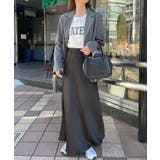 さらっとした大人の質感。サテンロングスカート | futier land | 詳細画像10