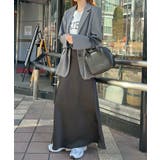 さらっとした大人の質感。サテンロングスカート | futier land | 詳細画像13