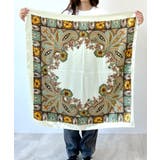 B | 上品さを纏う。シルクタッチ大判スカーフ | futier land