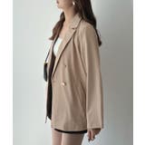 サッと羽織って大人の品格。BIGダブルテーラードジャケット | futier land | 詳細画像28 