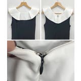 クラシカルなデザインが清楚感。BIGカラーノースリーブロングワンピース | futier land | 詳細画像7