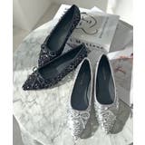 華やかに輝くあなたへ。スパンコールポインテッドやわらかフラットパンプス | futier land | 詳細画像18