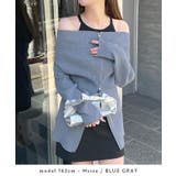 華奢見え効果の大人サマートップス。オフショルジップニットカーディガン | futier land | 詳細画像3 