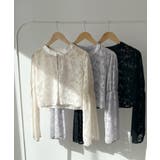 オケージョンも映える高級感を演出。ジャガードフラワーショートボレロ | futier land | 詳細画像23 