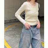 軽やかで華奢な印象。ノースリーブアンサンブルリブニットカットソー | futier land | 詳細画像21