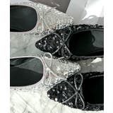 華やかに輝くあなたへ。スパンコールポインテッドやわらかフラットパンプス | futier land | 詳細画像19