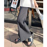 肌当たり¨ひんやり¨＆伸縮性抜群！ストレッチリブパンツ | futier land | 詳細画像9 