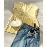 快適な着心地の前後2way。サマーニットパールボタン風ペプラムトップス | futier land | 詳細画像19