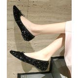 華やかに輝くあなたへ。スパンコールポインテッドやわらかフラットパンプス | futier land | 詳細画像25