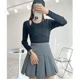 軽やかで華奢な印象。ノースリーブアンサンブルリブニットカットソー | futier land | 詳細画像14