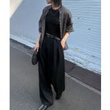 艶やかな大人の色気。ウエストタックサテンシャツ/ブラウス | futier land | 詳細画像15