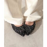 華やかに輝くあなたへ。スパンコールポインテッドやわらかフラットパンプス | futier land | 詳細画像7