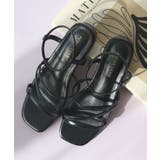 片手でサッと履ける。ゴムストラップナローサンダル | futier land | 詳細画像13 