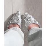 華やかに輝くあなたへ。スパンコールポインテッドやわらかフラットパンプス | futier land | 詳細画像15