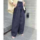 インディゴ | スタイリッシュさが魅力。デニムアシメタックパンツ | futier land