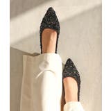 華やかに輝くあなたへ。スパンコールポインテッドやわらかフラットパンプス | futier land | 詳細画像10