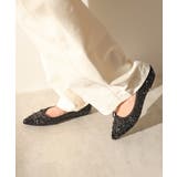 華やかに輝くあなたへ。スパンコールポインテッドやわらかフラットパンプス | futier land | 詳細画像12