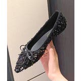 華やかに輝くあなたへ。スパンコールポインテッドやわらかフラットパンプス | futier land | 詳細画像22