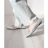 華やかに輝くあなたへ。スパンコールポインテッドやわらかフラットパンプス | futier land | 詳細画像14