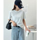 やわらかタッチで着心地抜群。細ボーダーストレッチTシャツ | futier land | 詳細画像6