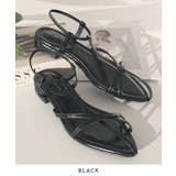 片手でラク履き！Tナローゴムストラップサンダル | futier land | 詳細画像6 