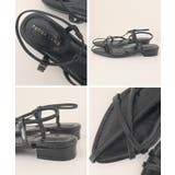 片手でラク履き！Tナローゴムストラップサンダル | futier land | 詳細画像7 