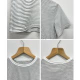 やわらかタッチで着心地抜群。細ボーダーストレッチTシャツ | futier land | 詳細画像5