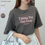 ナチュラルな着心地が魅力！コットン100％配色ロゴプリントTシャツ | futier land | 詳細画像1 