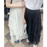 繊細なシアーが魅力。ティアードシアーフリルスカート | futier land | 詳細画像18