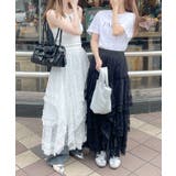 繊細なシアーが魅力。ティアードシアーフリルスカート | futier land | 詳細画像19