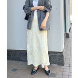 立体感ある魅力。ラインレースストレートスカート | futier land | 詳細画像8