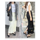 立体感ある魅力。ラインレースストレートスカート | futier land | 詳細画像2